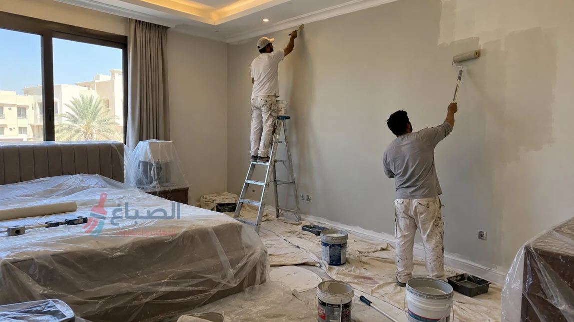 صباغ منازل الكويت - تجديد دهانات منازل - دهانات داخليه حديثه 2 صباغ لتجديد دهانات المنازل